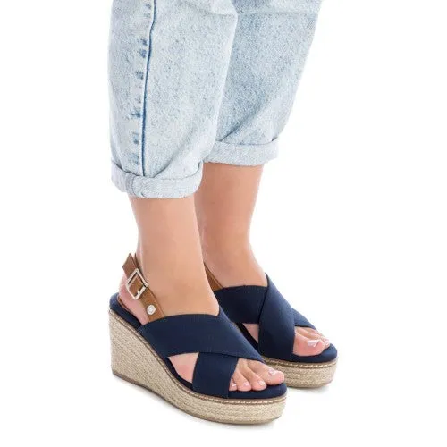 Wedge shoes in Navy by Refresh