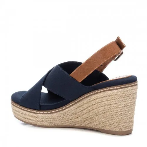 Wedge shoes in Navy by Refresh