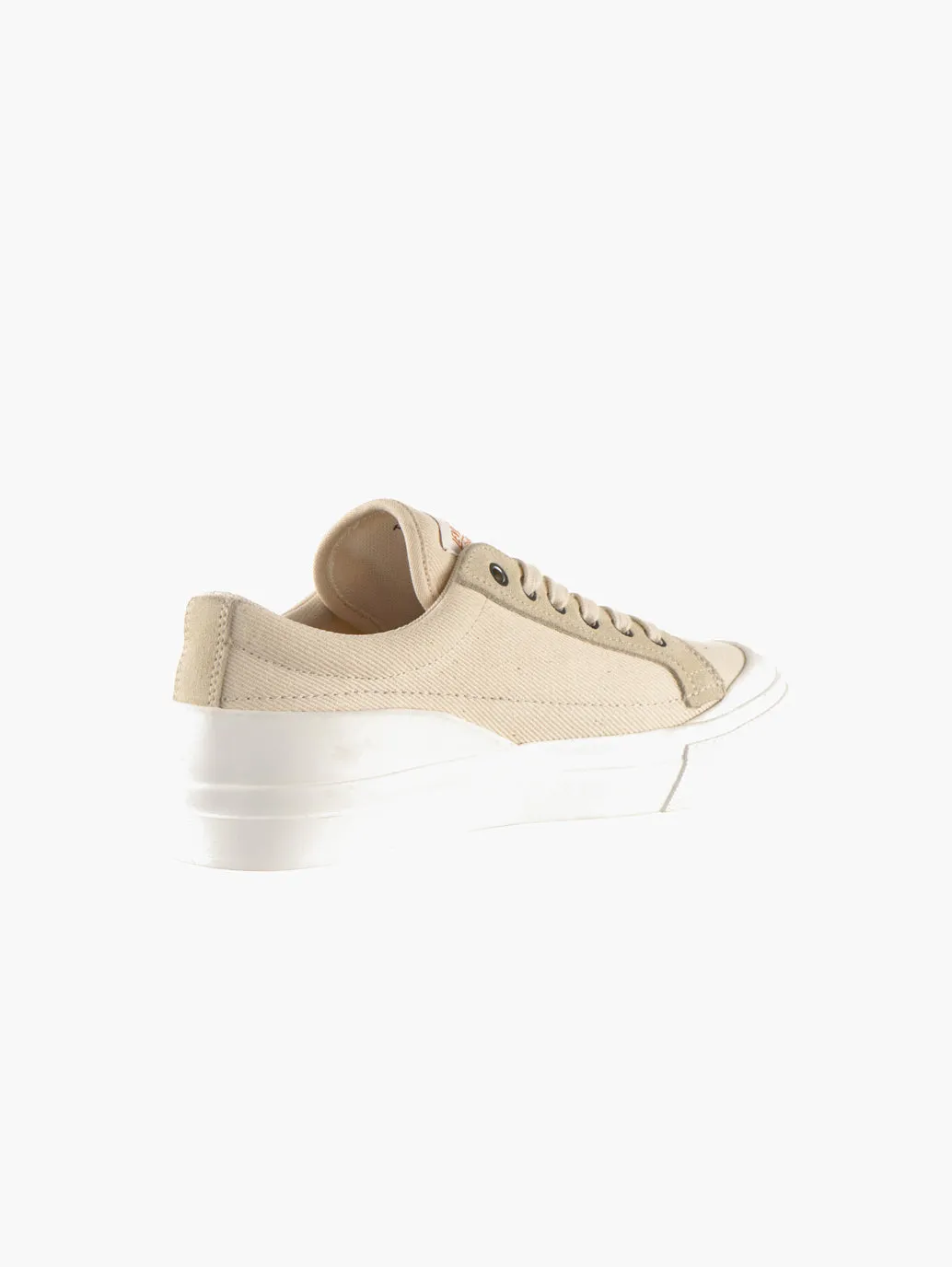 Women's Beige Low Top Cotton Casual Shoes